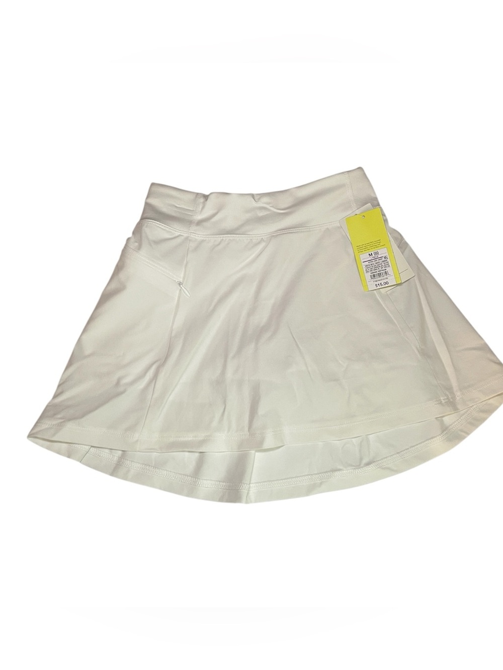All In Motion Girls White Athletic Skort Size M 8 NWT Tennis Golf Activewear